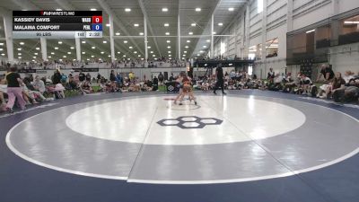 95 lbs Kassidy Davis, Washington J vs Malaina Comfort, Pennsylvania Blue