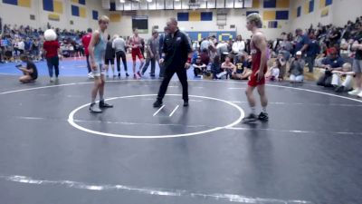 120 lbs Quarters - Mason Emerson, Fighting Squirrels Wrestling Club vs Cruz Knopp, Lakeland High School Wrestling
