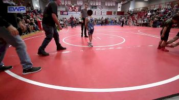 55 lbs Quarterfinal - Gunner Fixin, Hulbert vs Jonah Aguayo, Grove Takedown Club