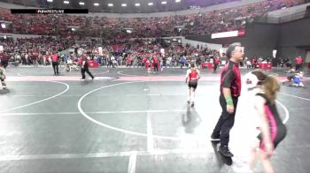 80 lbs Quarterfinal - Charlotte Weir, Freedom Girls Wrestling vs Lindsay Wittig, Neenah Youth Wrestling