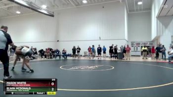 215 lbs Cons. Round 1 - Elwin McDonald, Mendenhall High School vs Mason Whitis, East Central High School