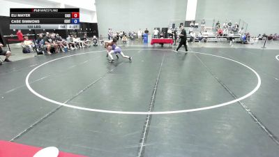120 lbs Eli Mayer, California Silver vs Case Simmons, Kentucky