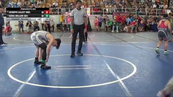 130 lbs Champ. Round 2 - Joseph Lilley NE5, Marlington Wrestling Club vs Ezra Miller SE1, CP Wrestling Academy