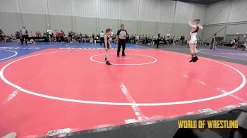 58 lbs Rr Rnd 5 - Robert Frey, LWA 9U vs Brinley Leyba, Team Tulsa NDT