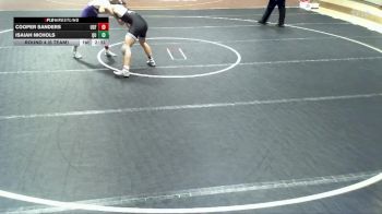 157 lbs Round 4 (6 Team) - Isaiah Nichols, Quincy vs Cooper Sanders, Sioux Falls