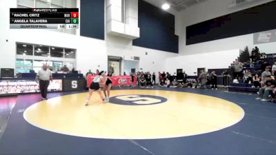 140 lbs Quarterfinal - Rachel Critz, Marina vs Angela Talavera, Chino