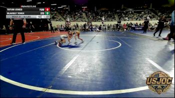 45 lbs Rr Rnd 3 - Tatum Jones, Ponca City Wildcat Wrestling vs Blakely Torix, Sperry Wrestling Club
