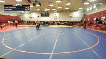 126 lbs Champ. Round 1 - Caleb Kim, Berean Christian vs Asa Pelletier, Las Lomas