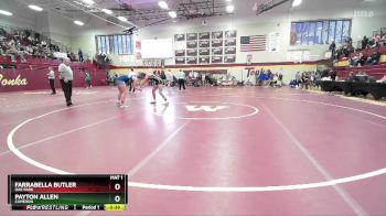 135 lbs Cons. Semi - Farrabella Butler, OAK PARK vs Payton Allen, CAMERON