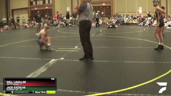 130 lbs Quarterfinals (8 Team) - Will Lavallee, Smitty`s Barn vs Jack Kazalas, EsteBuilt WC