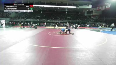 175 lbs Champ. Round 1 - James Miller, Mountain House vs Liam Forsyth, West Park