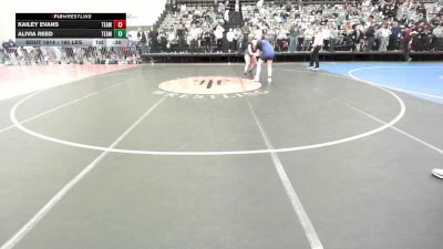 165 lbs Consi Of 8 #2 - Kailey Evans, Team 209 vs Alivia Reed, Team 209