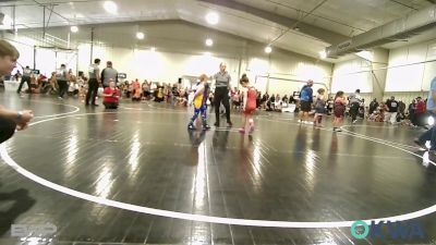 66 lbs Quarterfinal - Sophia Piersol, Claremore Wrestling Club vs Ezra Fisher, Tiger Trained Wrestling