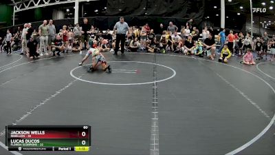 60 lbs Semis (4 Team) - Lucas Ducos, Florida Scorpions vs Jackson Wells, Rebellion