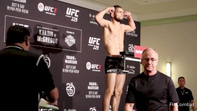 Khabib Nurmagomedov Makes Weight | Video