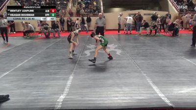 65_B lbs Consi Rd 1 32 #2 - Bentley Leapline, Albert Gallatin vs Keagan Bousman, Upper Dauphin