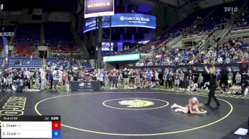 106 lbs Rnd Of 64 - Luke Green, Ohio vs Cadyn Coyle, Nebraska