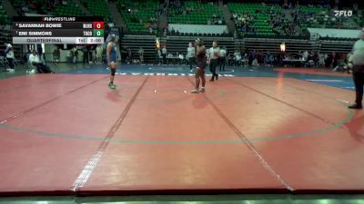 6-7A 165 Quarterfinal - Emi Simmons, Tuscaloosa County vs Savannah Bowie, Mortimer Jordan HS