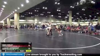 145 lbs Round 9 (10 Team) - Landon Lintermoot, Foxfire Wrestling Red vs Zach Cooley, Nebraska Hawaiian Hammers