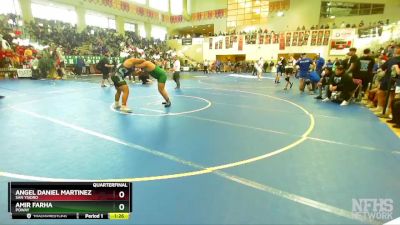 222 Boys Quarterfinal - Amir Farha, Poway vs Angel Daniel Martinez, San Ysidro