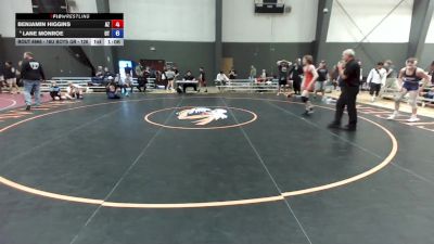 16U Boys GR - 126 lbs Cons. Semis - Benjamin Higgins, AZ vs Lane Monroe, UT