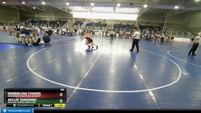 150 lbs Semifinal - Skylee Gangwish, Eastside United Wrestling vs Kimberlynn Fowers, Sanderson Wrestling Academy