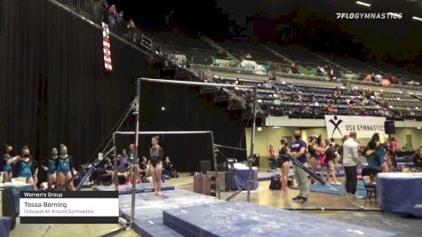 Tessa Berning - Women's Group, Dubuque All Around Gymnastics - 2021 Women's Xcel Region 4 Championships