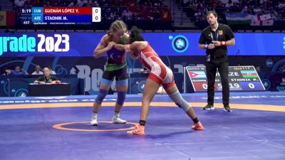 50 kg Qualif. - Yusneylis Guzmán López, Cuba vs Mariya Stadnik, Azerbaijan