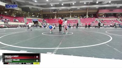 110 lbs Round 5 - Kassidy Miller, Trailhands vs Mikaela West, El Dorado