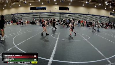 80 lbs Round 2 (8 Team) - Maddox Plambeck, Brawler Elite vs Luke Beck, Kraken