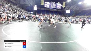 182 lbs Cons 64 #1 - Mason Kartchner, Utah vs Max Borton, New Jersey