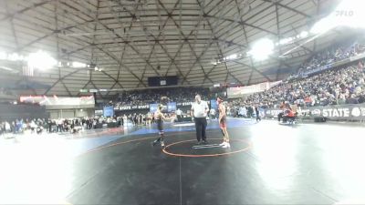 Boys 4A 113 lbs Champ. Round 1 - Ian Garza, Moses Lake vs Jehan Durand Mootoosamy, Newport (Bellevue)