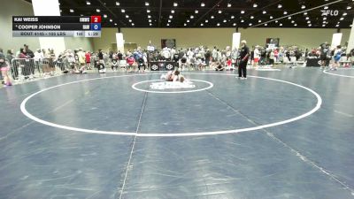 105 lbs Quarters - Kai Weiss, Open Mats Wrestling Club, KS vs Cooper Johnson, Raw