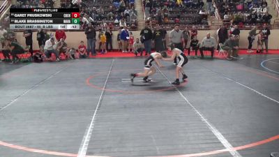 90_B lbs Consi Of 8 #1 - Garet Pruskowski, Cochranton vs Blake Brassington, Mahanoy Area