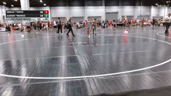 90 lbs 1st Place Match - Emilio **Ortiz, Contenders Wrestling Academy vs Aaron **Munoz, Eagle Empire Wrestling
