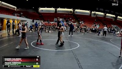 68 lbs Finals (2 Team) - Kaiden Galindez, CP Wrestling Academy vs Mason Wireman, Armory Athletics