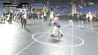 107 lbs Round Of 16 - Alyssa Sukharenko, Brookline vs Alexia Henriquez, North Andover