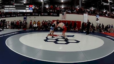 74 kg Cons. Round 4 - Caden Bellis, Pennsylvania RTC vs Gage Bernall, CMWC