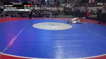 7A 126 lbs 1st Place Match - Stone Phillips, Vestavia Hills vs Trey Denny, Oak Mountain