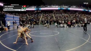 3A 126 lbs Quarterfinal - Gavin Nipper, Jacksonville High School vs Kail Burnette, Pisgah High School