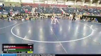 120 lbs Round 2 (10 Team) - Isabelle Silva, NEVADA1 vs Evie Davidson, UTAH2