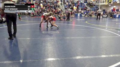 130 lbs Round Of 16 - Allena Blon, University-WV vs Riley Ritenour, Mt. Pleasant