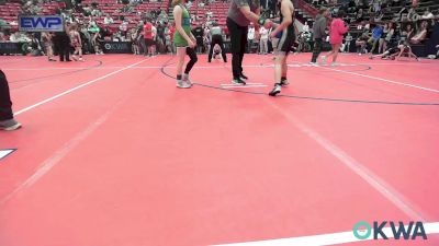 85 lbs Semifinal - Keaton Wallick, Grover Rains Wrestling Club vs Liam Richey, Wichita Blue Knights