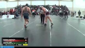 285 lbs Round 1 (16 Team) - Austin Lane, Marian University (IN) vs Patrick Depiazza, Cumberland (Tenn.)