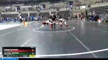 75 lbs Semis & 1st Wrestleback (8 Team) - Michael Weaver, Worthington vs Logan Pearson, Chatfield