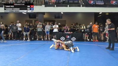 120 lbs Cons. Semis - Shay Fitz, Team PA vs Dominic Gorder, Team Donahoe