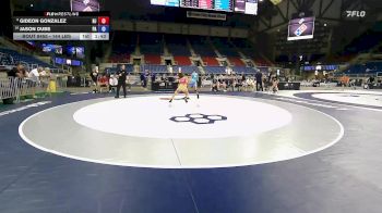 144 lbs Cons. Semis - Gideon Gonzalez, NJ vs Jason Dube, PA