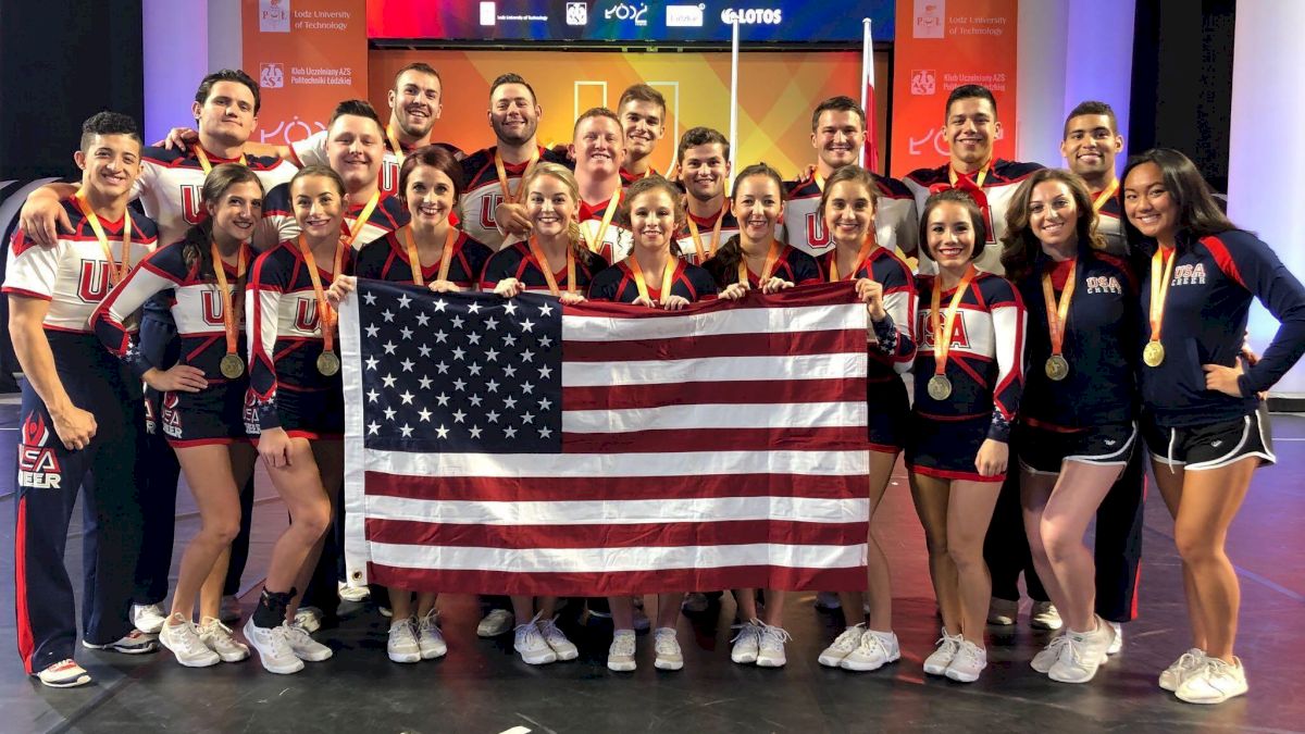 USA Cheer Takes Gold For The First Time On Foreign Soil