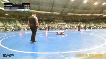 88 lbs 3rd Place - JJ Jackson, CP Wrestling vs CAMDEN DANIELSON, Texas Elite