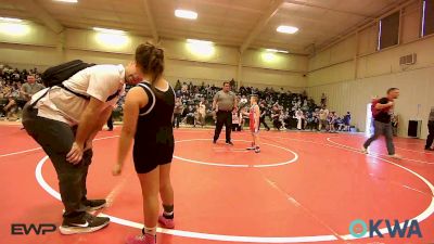 83 lbs Rr Rnd 5 - William Henson, Fort Gibson Youth Wrestling vs Saylor West, Fort Gibson Youth Wrestling